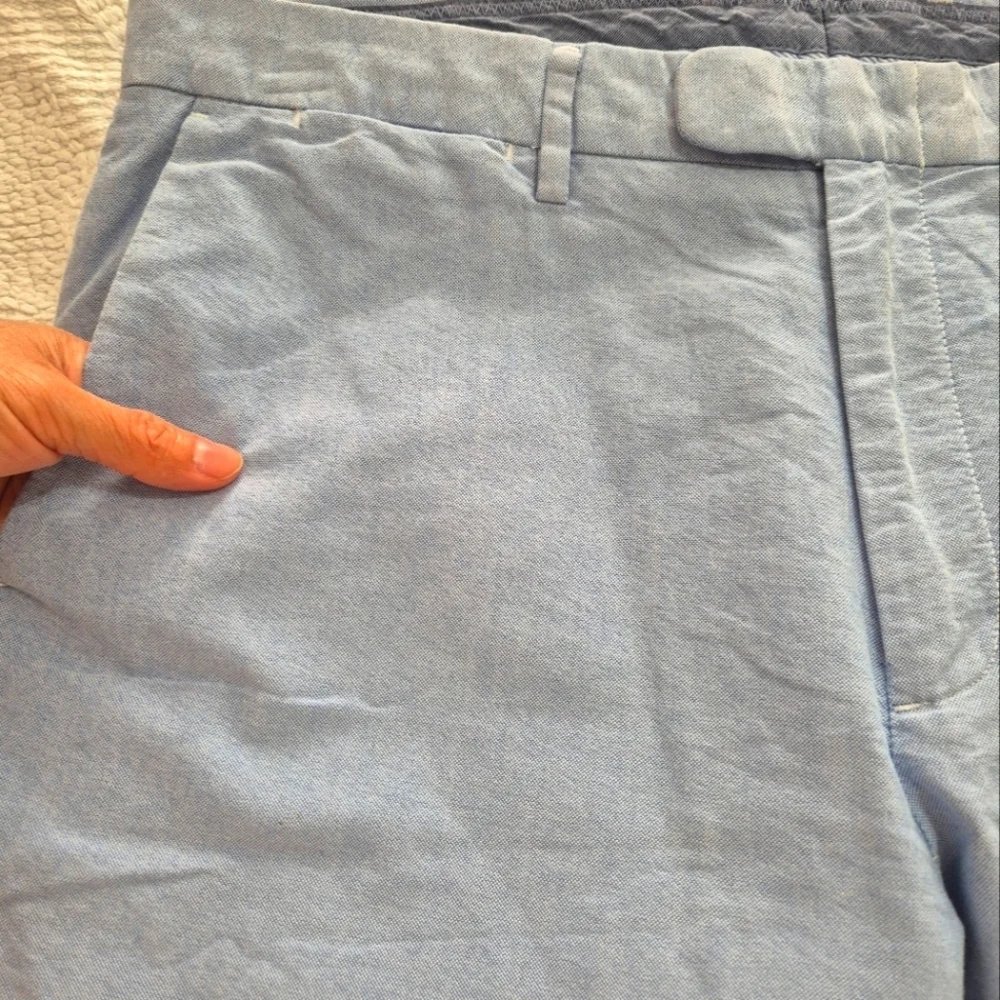 J. Crew Blue Chinos Straight Leg Classic..SIZE:34/32